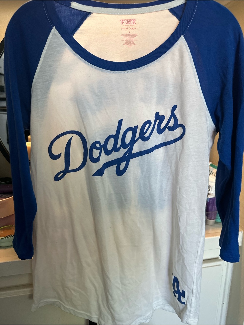 Dodgers PINK Victoria's Secret Tee